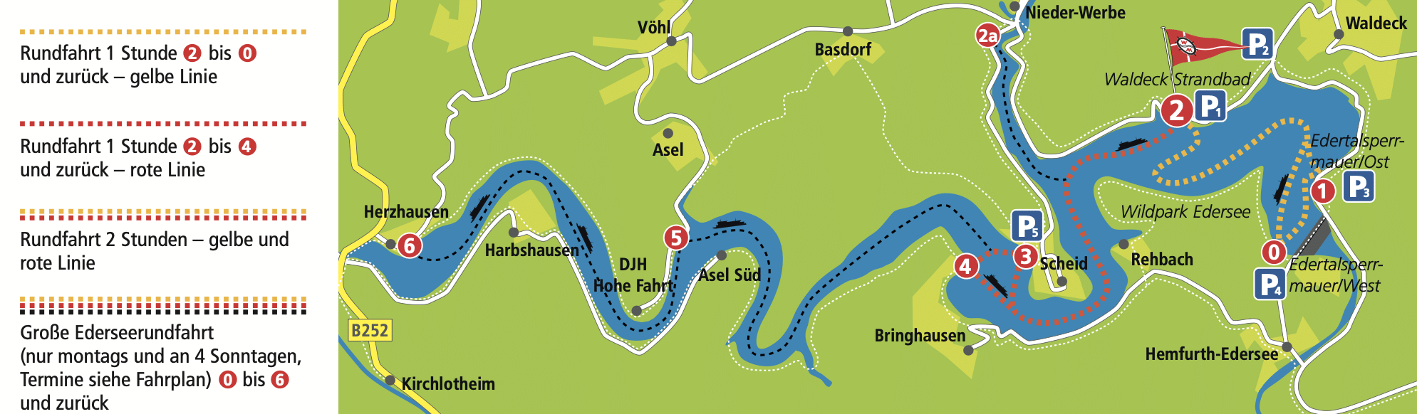 Informationen zur großen Ederseerundfahrt